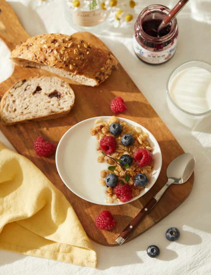 Teocera 5 Inch Porcelain Small Bowls Set, 6 Ounce small serving bowls for Dessert, Ice Cream, Snack, Dipping, Side Dishes, Microwave & Dishwasher Safe- White - Image 4